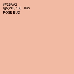 #F2BAA2 - Rose Bud Color Image